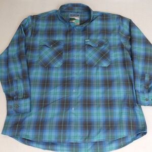 Dixxon Flannel The Big Sur Button Down Long Sleeve Shirt‎ Plaid Men's 5XL
